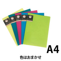 サンノート A4スリムファイル 20ポケット ポップ 2028 1セット(40冊)