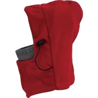 防寒フリースフルフェイスマスク　グレー×ブラック YBK-402GYBK 1箱(10個入り)（直送品）