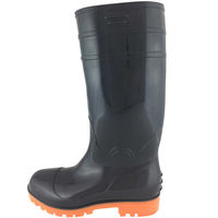 小野商事 耐油安全長靴 先芯入 ブラック 25.0cm WS3001B 1足