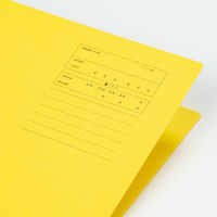 コクヨ 1/2カットフォルダー カラー A4 A4-2F-1Y 5冊