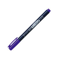 トンボ鉛筆 水性サインペン 筆之助 しっかり仕立てパープル WS-BH18 1セット(5本)（直送品）