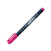 トンボ鉛筆 水性サインペン 筆之助 しっかり仕立てピンク WS-BH22 1セット(5本)（直送品）