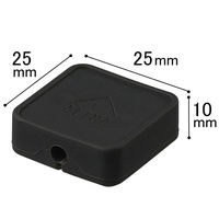 リヒトラブ ケーブルホルダー ブラック A7758-24 1セット(2個)（直送品）