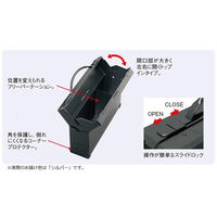 リヒトラブ ダレスバッグ A4 幅広タイプ シルバー A662-26 1個