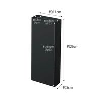 tower（タワー） マグネットフローリングワイパースタンド ブラック 1個 山崎実業