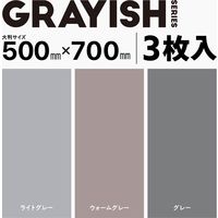 エレコム 撮影用背景シート/GRAYISH/大判サイズ/3枚入 DGA-BPBG3GY 1個