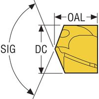 セコ・ツールズ・ジャパン セコ Crownloc(クラウンロック) ヘッド M SD100-11.00-M 1セット(2個)（直送品）
