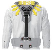 TJMデザイン タジマ セフサスペンダーA フリーサイズ 黒 SFSAF-BK 1個(1着) 682-9925（直送品）