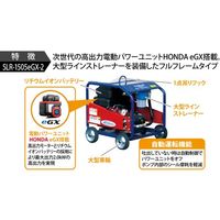 スーパー工業 電動パワーユニット式高圧洗浄機 SLRー1505eGXー2 フルフレームタイプ 1台 701-4038（直送品）