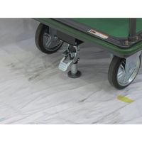 トラスコ中山 TRUSCO ハイグレード運搬車 サイドハンドル型 1200X750 ストッパー付き 510SEBNA 1台 699-4435（直送品）