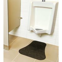 エー・エム・プロダクツ pig ピググリッピートイレマット GRP7002-BK 1箱(6枚) 177-8319（直送品）