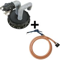 アクアシステム IBCコンテナ自重落下液取ホースセット JEH-AKA5 1台 694-9333（直送品）