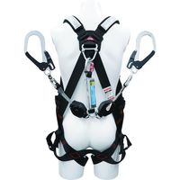 マーベル MARVEL フルハーネス用巻取式ツインランヤード MAT-CR212 1本 545-4772（直送品）