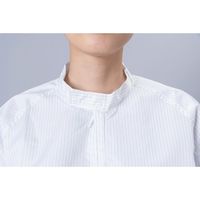 ブラストン BLASTON クリーンルーム用ウエア 防塵ジャケット(立衿) 白 6Lサイズ BSC-42001-W-6L 1着（直送品）