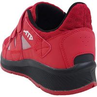 喜多 メッシュローカットマジックセーフティスニーカー 制菌・消臭 MG5760 レッド 25.0 MG5760-RED-25.0 1足（直送品）