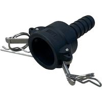 岩崎製作所 IWA 樹脂製 I・LOK(アイロック)レバーカップリング ホースシャンクカプラー(TypeーC) 37C020P-Y 1個（直送品）