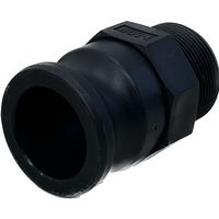 岩崎製作所 IWA 樹脂製 I・LOK(アイロック)レバーカップリング 男ネジアダプター(TypeーF) 37F040P-Y 1個（直送品）