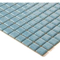 エービーシー商会 ABC モザイクタイル シーズン Bー166 ターコイズ(20シート入り) 1箱 695-6395（直送品）