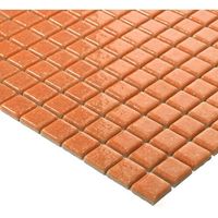 エービーシー商会 ABC モザイクタイル シーズン Dー121 サーモオレンジ(20シート入り) 1箱 695-5910（直送品）