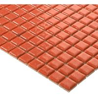 エービーシー商会 ABC モザイクタイル シーズン Eー122 サーモピンク(20シート入り) 1箱 695-5911（直送品）