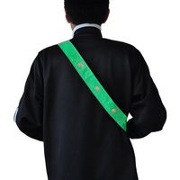 ミズケイ LED付き反射タスキ「たすけ帯」<グリーン> 3301507 1本 530-1377（直送品）