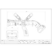 岩崎製作所 IWA 散水・消防ノズル ガンタイプ エックスノズル 無反動型 50A 04XNM50A 1個 509-7654（直送品）