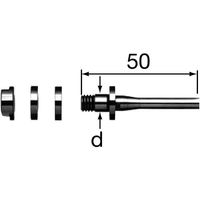 ナカニシ メタルソー専用軸(2146) KCH02-5.0 1個 461-0471（直送品）