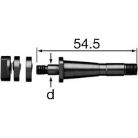 ナカニシ メタルソー専用軸(2149) KCH03-8.0 1個 460-8927（直送品）