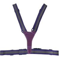 ミズケイ 伸縮Y型ベスト パープル 5941255 1枚 629-5587（直送品）