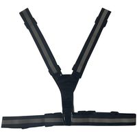 ミズケイ 伸縮Y型ベスト ブラック 5941256 1枚 629-6535（直送品）