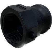 岩崎製作所 IWA 樹脂製 I・LOK(アイロック)レバーカップリング 女ネジアダプター(TypeーA) 37A040P-Y 1個（直送品）