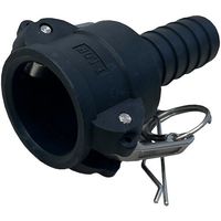 岩崎製作所 IWA 樹脂製 I・LOK(アイロック)レバーカップリング ホースシャンクカプラー(TypeーC) 37C025P-Y 1個（直送品）