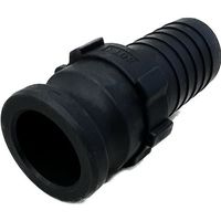 岩崎製作所 IWA 樹脂製 I・LOK(アイロック)レバーカップリング ホースシャンクアダプター(TypeーE) 37E050P-Y 1個（直送品）