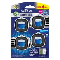 【旧品】ファブリーズ 車用 イージークリップ 防カビ+消臭 クリスタルアクア 1セット（1パック（4個入）×6） 消臭剤 芳香剤 P＆G