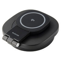 Qi2スタンド付ドッキングステーション HDMI USB-C USB-A ワイヤレス充電 DST-Q041BPBK エレコム 1個
