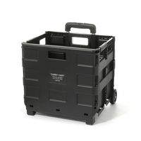 フタ付きキャリーカート ブラック LAKOLE/ラコレ