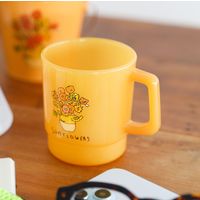 (世界の名作)プラスチックマグカップ ひまわり LAKOLE/ラコレ