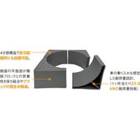 エービーシー商会 ABC 桝周り専用副資材 インサルマスキューブ200 ライトグレー MC200LG 1セット 683-3915（直送品）