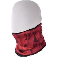 喜多 ネックウォーマー フェイスガード付ネックウォーマー(裏ボア) レッド フリー NO8670-RED-F 1枚 693-6496（直送品）