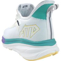 喜多 安全スニーカー セーフティスニーカー 疲れにくい厚底クッション 制菌・消臭 ホワイト 25.0 MG5770-WH-25.0 1足（直送品）