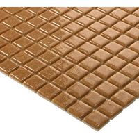 エービーシー商会 ABC モザイクタイル シーズン Bー132 ブラウン(20シート入り) 1箱 695-6400（直送品）