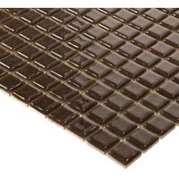 エービーシー商会 ABC モザイクタイル シーズン Bー137 ダークブラウン(20シート入り) 1箱 695-5916（直送品）