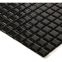 エービーシー商会 ABC モザイクタイル シーズン Dー106 ブラック(20シート入り) 1箱 695-6397（直送品）