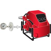 岩崎製作所 IWA 真空計 アルミ製 IWA真空計非ネジ込み型 (65A~100A ポンプ対応 ) 23SKK00A 1個 511-4115（直送品）