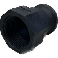 岩崎製作所 IWA 樹脂製 I・LOK(アイロック)レバーカップリング 女ネジアダプター(TypeーA) 37A032P-Y 1個（直送品）