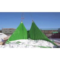 ユタカメイク 雪除けシート 5.2m×5.2m 強化タイプ 2.0t B-SNR20 1枚 662-1224（直送品）