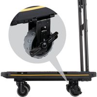 TJMデザイン タジマ セフ台車交換用折畳みキャスター後輪セット CT-DHTORCR 1組(2個) 683-1424（直送品）