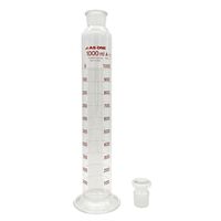 アズワン 有栓メスシリンダー1000mL ASONE JCSS校正証明書付 1-8563-11-24 1個（直送品）