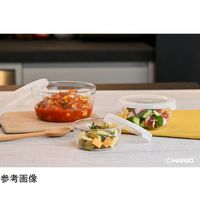 HARIO 耐熱ガラス製保存容器・丸600 1ケース(36個) MST-60-TW 68-5182-32（直送品）