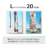 ハクバ写真産業 ハクバ Pポケットアルバム CP Lサイズ 20枚収納 観覧車 APCPL20KRS 1冊 69-3008-73（直送品）